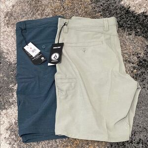 Volcom Men's Shorts Size 36 - Blue and Gray